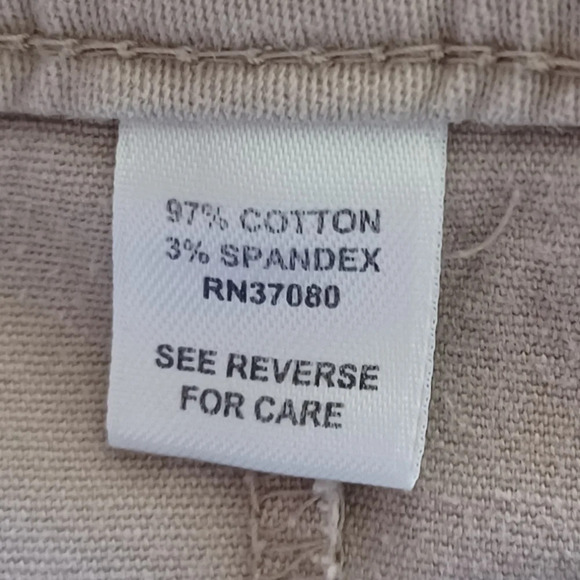 CATO Light Tan Cotton Blend Maxi Skirt Light Acadamia Safari Cottagecore 16 - Picture 3 of 5